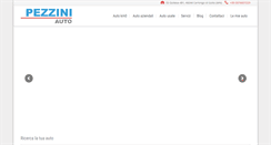 Desktop Screenshot of pezziniauto.com
